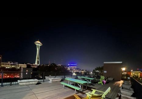 Belltown Apartment | Inviting Downtown Condo with Space Needle Views & Family Amenities
