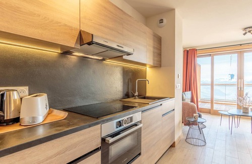 Arc-1600 Apartment | Cozy Apartment Les Arcs 1600 with Pool and Spa Access