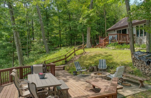 Chetek Cabin | Charming Family Cabin with Scenic Lake Views and Kitchen