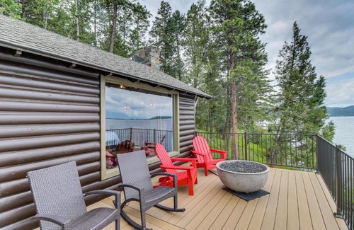 Lakeside Apartment | Inviting Flathead Lake Cabin with Scenic Spa Views