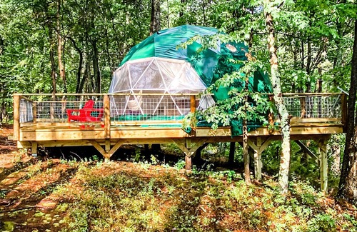 Wallkill House | Inviting Geo-Dome Retreat with Spa near Gunks Hiking Trails