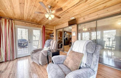 Suches House | Cozy Getaways in this Cute A-Frame Cabin in Suches, Georgia