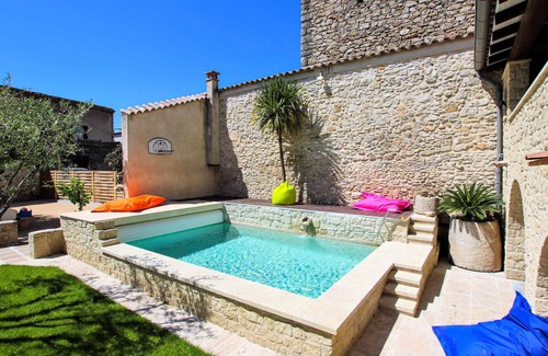 Bourg-Saint-Andeol House | Serene Cottage Retreat with Pool and Lake Views
