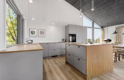 Knebel House | Cozy home in Knebel with sauna