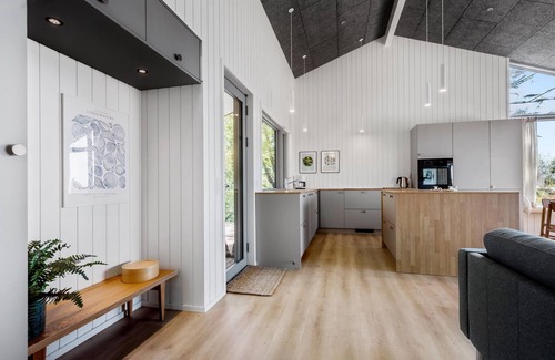 Knebel House | Cozy home in Knebel with sauna