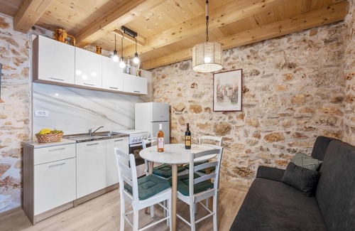 Primosten House | Stylish Stone Retreat with Terrace Near the Coast