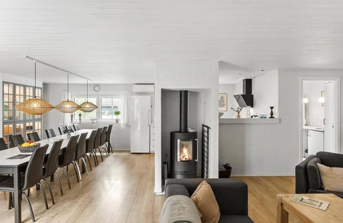 Bøtø By House | Spacious 8-Bedroom Haven in Væggerløse with Ocean Views