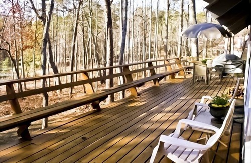 Cumming Cabin | Charming Lake Cabin with Pool and Spectacular Water View