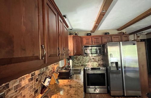 Briar Crest Woods House | Lake House Retreat: Game Room, Firepit & Pet Friendly!