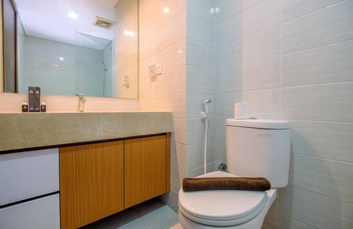 Bangka Apartment | Inviting Studio with Kitchen and Breakfast at Kemang Village