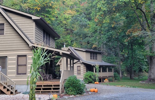 Canton Cabin | Inviting Log Cabin Retreat in Waynesville with Hot Tub