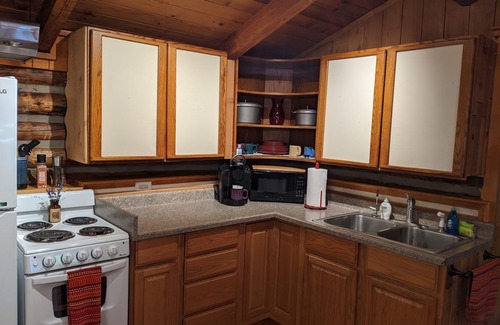 Monroe Cabin | Inviting Log Cabin Retreat with Pet-Friendly Amenities