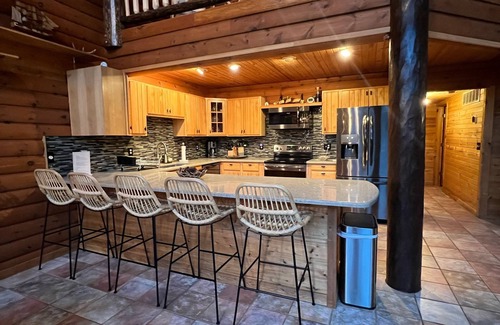 Iola Cabin | Serene Log Cabin Retreat with Pool and Family-Friendly Amenities