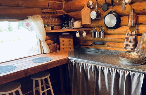 Fairbanks Cabin | Charming Log Cabin on Historic Dog Sledding Site