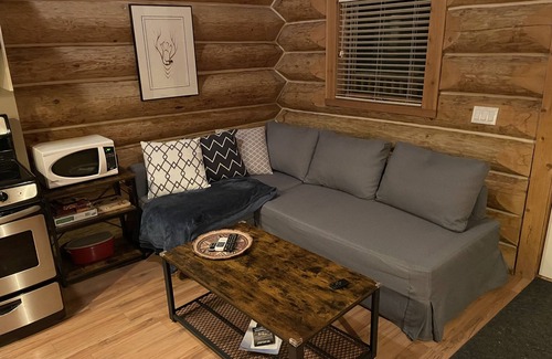 Lac Le Jeune Cabin | Inviting Log Cabin Retreat with Pool and Lake Views
