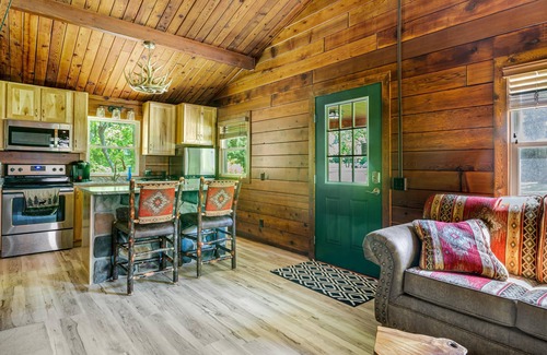 Champion Cabin | Inviting Log Cabin Retreat with Hot Tub & Spa Amenities