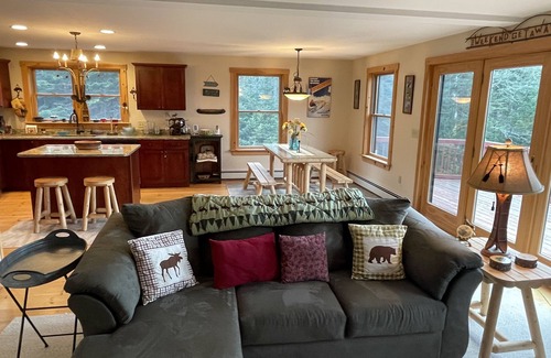 Sandy River House | Idyllic Mountain Retreat with Ocean View near Rangeley Lake