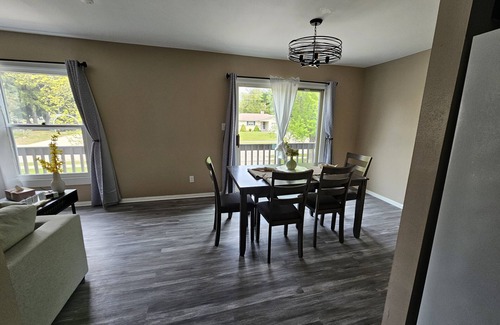 Two Rivers Apartment | Riverside Retreat: Cozy 2-Story Apartment for Families