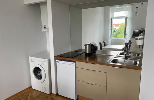 Stuwerviertel Apartment | Inviting Park View Apartment with Wheelchair Access