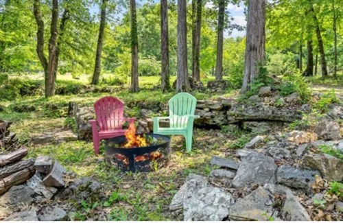 Golden Cabin | Inviting Cabin Retreat with Games and Firepit by the Lake