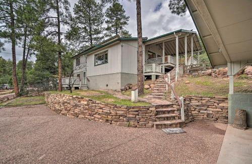 Pine House | Relaxing Pine Vacation Home with Private Hot Tub & Views