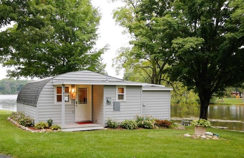 Paw Paw House | Charming Quonset Hut Retreat on Scenic Maple Lake