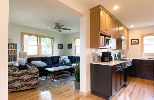 Leland House | Inviting Farmhouse Retreat with Kitchen & Family-Friendly Vibe