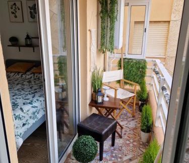 Playa Pobla de Farnals Apartment | Cozy Rustic Home with Ocean View and Pool Access