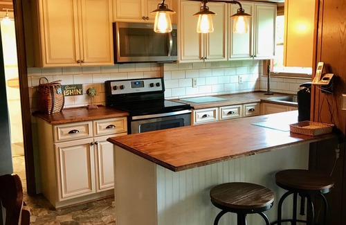 Big Creek Cabin | Rustic A Frame on Big Creek - Pet Friendly for Up to 10