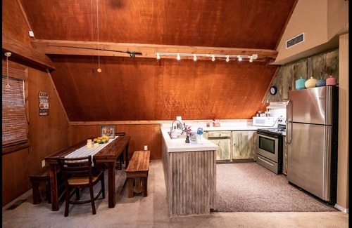 Eucha House | Inviting Rustic Cabin Retreat by Grand Lake with Views