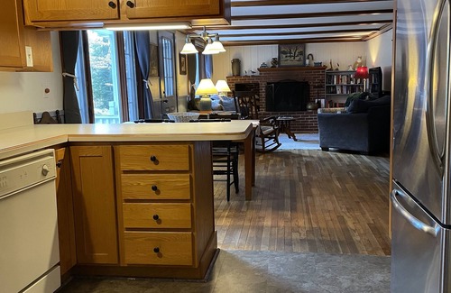 Intervale House | Charming Rustic Cottage with Fireplace Near North Conway