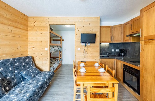 Montgellafrey Apartment | Cozy studio 5 pers, ski-in/ski-out, balcony, near shops