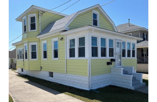 North Wildwood House | Coastal Gem: Remodeled Historical Home Steps from the Beach