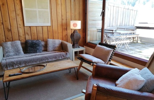 Pra Loup Apartment | Cozy Slope-Side Apartment with Terrace, Pra Loup 1600 - 2 Bedrooms, Sleeps 6