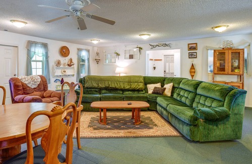 Bay Center House | Cozy South Bend Retreat, Steps to Beach!