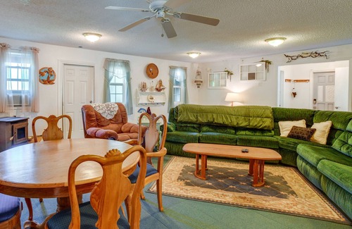 Bay Center House | Cozy South Bend Retreat, Steps to Beach!