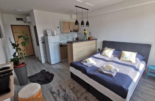 Doboj Apartment | Inviting Cik-Cak Studio: Child-Friendly & Guest Rated 9.9