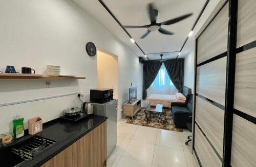 Central Seberang Perai Apartment | Inviting Suite at Meritus Residensi Perai with Pool Access