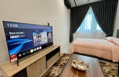 Central Seberang Perai Apartment | Inviting Suite at Meritus Residensi Perai with Pool Access