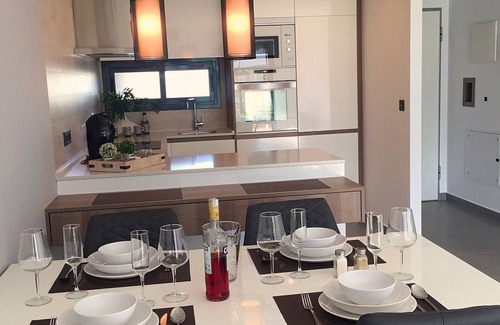 Guardamar del Segura Apartment | Inviting Oasis Beach Apartment with Pool and Ocean Views