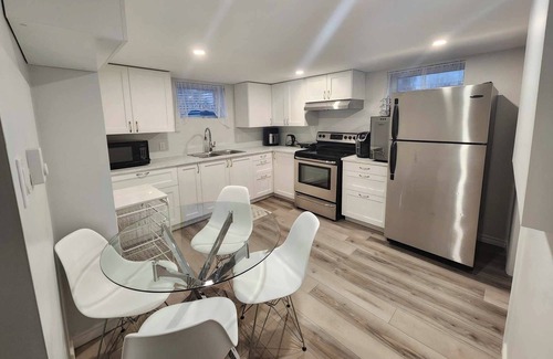 Dieppe Apartment | Comfortable Two Bedroom Apartment Steps from Trails & Dining