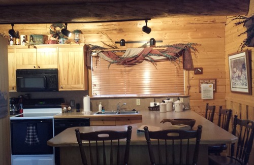 Island Park Cabin | Inviting Island Park Cabin with Spa and Hot Tub Amenities