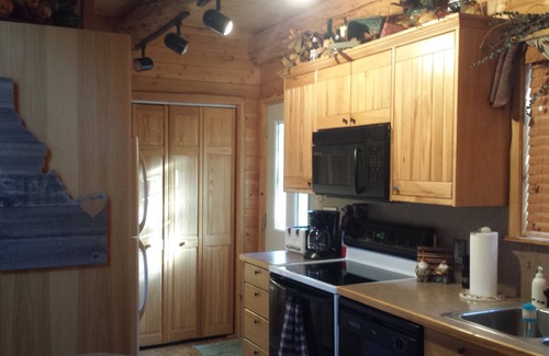 Island Park Cabin | Inviting Island Park Cabin with Spa and Hot Tub Amenities