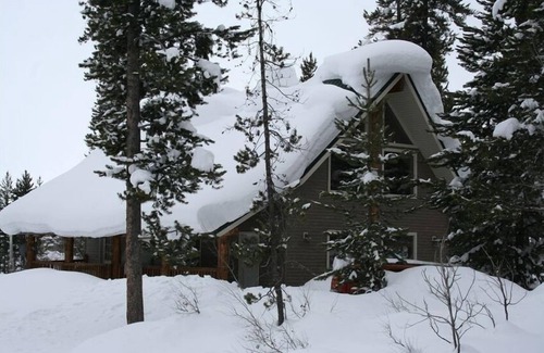 Island Park Cabin | Inviting Island Park Cabin with Spa and Hot Tub Amenities