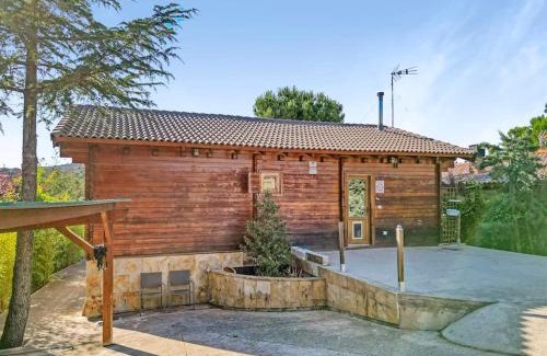 Torrelodones Villa | Inviting Wood Cabin with Pool & Casino Near Madrid