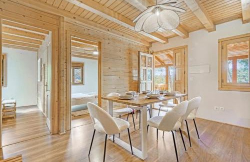 Torrelodones Villa | Inviting Wood Cabin with Pool & Casino Near Madrid