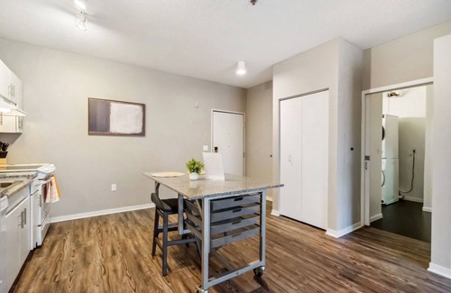 Mill District Apartment | Inviting CozySuites Mill District: Pool, Gym & Pet Friendly