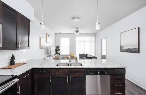 Indianapolis Apartment | Inviting CozySuites 4BR with Pool Near Whole Foods