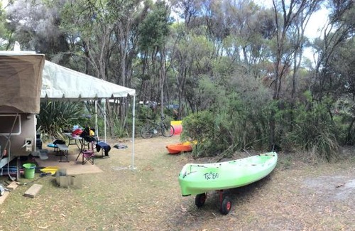 Crayfish Creek Resort | Relax at Crayfish Creek Van & Cabin Park with Ocean Views