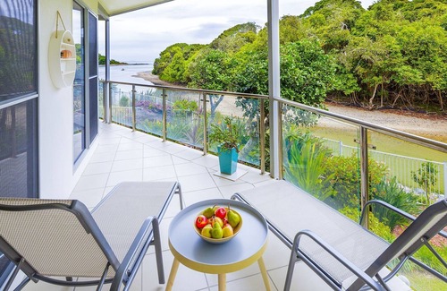 Sawtell Apartment | Creekside Apartment with Breathtaking Water Views